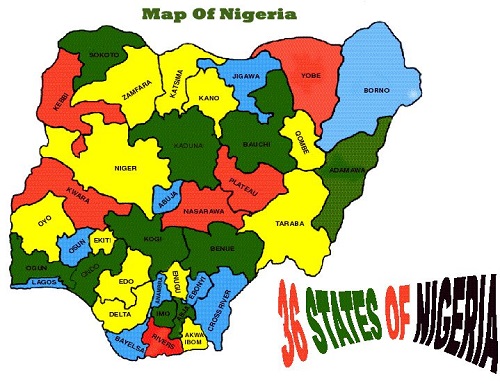 Origin Of Thirty-Six (36) Nigerian State Names