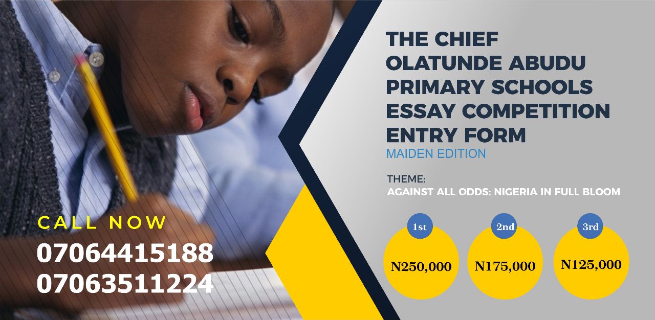 Chief Olatunde Abudu Primary Schools Essay Competition