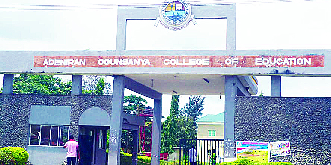 Adeniran Ogunsanya college of education degree courses