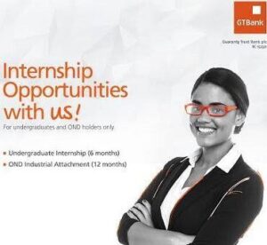 Guaranty Trust Bank (GTB) Internship Programme 2026